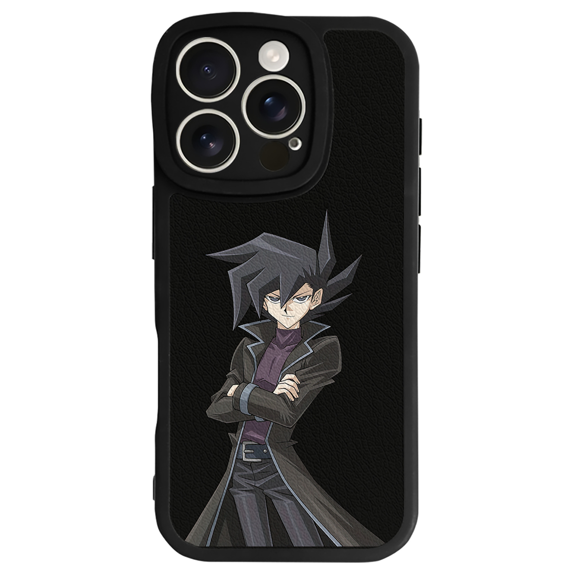 遊☆戯☆王 Yu-Gi-Oh! 【iPhone 16シリーズ対応】シリコンスマホケース（レザー調） 材質：シリコン